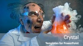  Presentation with yelling - Audience pleasing theme consisting of angry scientist with his failed backdrop and a seafoam green colored foreground