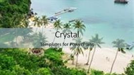  Presentation with marine - Presentation having angthong national marine park close to koh samui thailand background and a light blue colored foreground