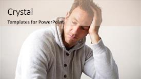  Presentation with anguish - Amazing PPT layouts having anguish - headache backdrop and a lemonade colored foreground