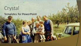  Presentation with family photo - Cool new theme with anielin-poland-circa-seventies-vintage backdrop and a soft green colored foreground