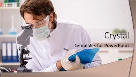  Presentation with lab animal - Amazing slide deck having animal experimentation - male entomologist working backdrop and a light gray colored foreground