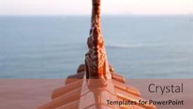  Presentation with animal - Slides featuring animal-figures-on-chinese-roof background and a red colored foreground