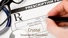  Presentation with animal health - Slides having animal health - hand with pen over blank background and a sky blue colored foreground