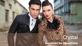  Presentation with holding hands old young - PPT theme consisting of animal print - close up picture background and a tawny brown colored foreground