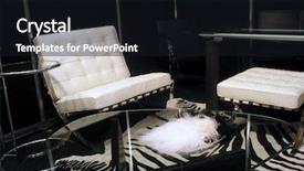  Presentation with modern black and white trees - Beautiful slide set featuring animal print - modern living room in black backdrop and a wine colored foreground