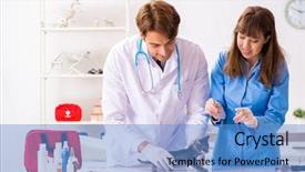  Presentation with legislative committee assistant - Audience pleasing slides consisting of animal teamwork - doctor and assistant in vet backdrop and a teal colored foreground