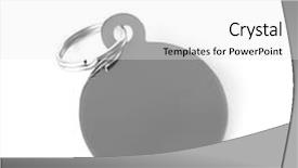  Presentation with pet - Amazing PPT theme having animal tracks - round pet charm isolated backdrop and a white colored foreground