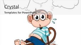  Presentation with tired - Beautiful PPT theme featuring photo of photo of cosmos backdrop and a sky blue colored foreground