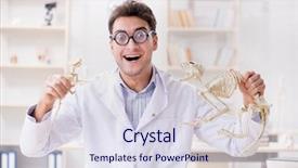  Presentation with funny animal - PPT layouts having animals evolution - funny crazy student doctor studying background and a sky blue colored foreground