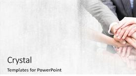  Presentation with animated business people - Slides with animated - digital composite of business people background and a white colored foreground