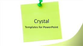  Presentation with paper imaging - Beautiful theme featuring animated - digital image of pushpin backdrop and a blonde colored foreground