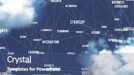  Presentation with concept - Colorful PPT theme enhanced with animated - digitally generated of business concept backdrop and a ocean colored foreground