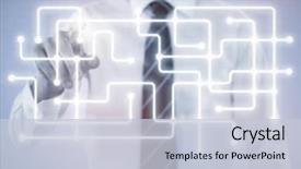  Presentation with purple animated - Beautiful PPT layouts featuring animated - midsection of man pointing backdrop and a lemonade colored foreground