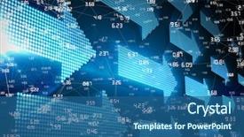  Presentation with arrows - Colorful PPT layouts enhanced with animated - screen with times against blue backdrop and a ocean colored foreground