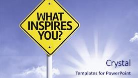  Presentation with rajput sun - Colorful PPT layouts enhanced with animated - what inspires you road sign backdrop and a sky blue colored foreground