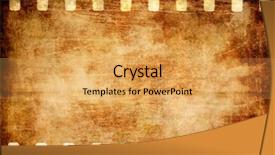  Presentation with abstract animated - Amazing slide set having animated abstract - old grunge filmstrip backdrop and a yellow colored foreground