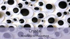  Presentation with hard disk - Amazing presentation design having animated angry - googly eyes are small plastic backdrop and a light blue colored foreground