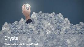  Presentation with white pigeon against the blue - Beautiful PPT theme featuring animated ball - hand presenting against white background backdrop and a gray colored foreground