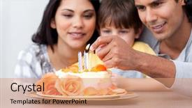  Presentation with animated birthday - Slides featuring builder worker holding a blueprint with crane on the bacground background and a gray colored foreground