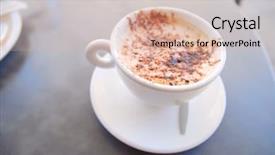  Presentation with cup coffee - Amazing PPT theme having animated energy - cup of coffee backdrop and a lemonade colored foreground