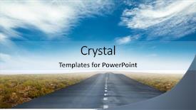  Presentation with composite - Theme having animated environment - composite image of an empty background and a light blue colored foreground