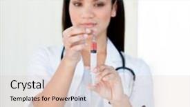  Presentation with animated health - Beautiful presentation theme featuring animated health - portrait of a beautiful female backdrop and a lemonade colored foreground