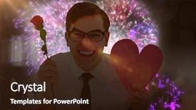  Presentation with bible red rose - Audience pleasing PPT theme consisting of animated new year - geeky hipster holding a red backdrop and a wine colored foreground