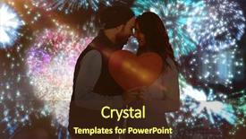  Presentation with for black women heart disease - Slide deck having animated new year - happy young couple holding heart background and a tawny brown colored foreground