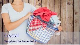  Presentation with wood panel - PPT theme with animated racing - mid section of female cleaner background and a sky blue colored foreground