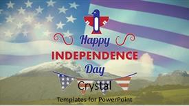  Presentation with happy image - Presentation theme consisting of animated sea - digitally generated image of happy background and a coral colored foreground