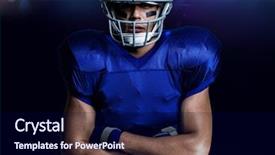  Presentation with stage - Amazing presentation theme having animated stage - digital composite of american player backdrop and a navy blue colored foreground