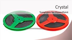  Presentation with film reel - Presentation design consisting of animation action - cinema film reel isolated background and a white colored foreground