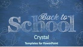  Presentation with back to school clothing - Slide deck consisting of animation handwriting - back to school text background and a  colored foreground