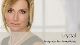  Presentation with aniversary - Cool new presentation with aniversary - forty years woman and celebration backdrop and a soft green colored foreground