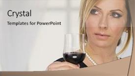  Presentation with aniversary - Theme consisting of aniversary - forty years woman and new background and a lemonade colored foreground