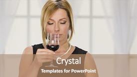  Presentation with aniversary - Beautiful PPT theme featuring aniversary - forty years woman and new backdrop and a coral colored foreground