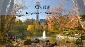  Presentation with botanical - PPT layouts consisting of ankara-in-autumn-foliage-botanical background and a light blue colored foreground