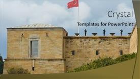  Presentation with turkey - Colorful PPT theme enhanced with ankara-the-capital-of-modern backdrop and a light blue colored foreground