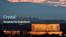  Presentation with turkey - Presentation design with ankara-the-capital-of-turkey background and a  colored foreground