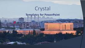  Presentation with turkey - PPT theme enhanced with ankara-the-capital-of-turkey background and a lemonade colored foreground