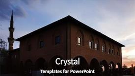  Presentation with turkey - Slides enhanced with ankara turkey - haci bayram mosque background and a wine colored foreground