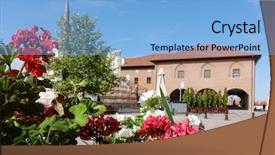  Presentation with mosque - Audience pleasing slide deck consisting of ankara turkey - hacibayram mosque backdrop and a  colored foreground