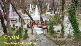  Presentation with turkey - Slide deck featuring ankara-turkey-ku-ulu-park background and a tawny brown colored foreground