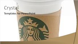  Presentation with starbucks - Amazing presentation theme having ankara-turkey-may-31-2012 backdrop and a white colored foreground