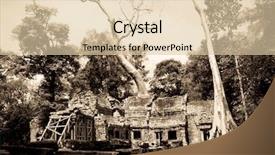  Presentation with cambodia war - Cool new presentation theme with ankgkor wat cambodia backdrop and a lemonade colored foreground