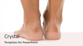  Presentation with called to authority - PPT theme featuring bony enlargement on the back background and a lemonade colored foreground