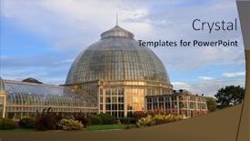  Presentation with detroit - Theme consisting of anna-scripps-whitcomb-conservatory background and a light blue colored foreground