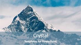  Presentation with trout fish file - PPT theme featuring annapurna region nepal film emulation background and a teal colored foreground