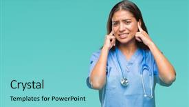  Presentation with arab music - Amazing slide deck having annoyed expression for the noise backdrop and a  colored foreground