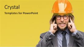  Presentation with architec - Cool new presentation with annoyed expression for the noise backdrop and a yellow colored foreground